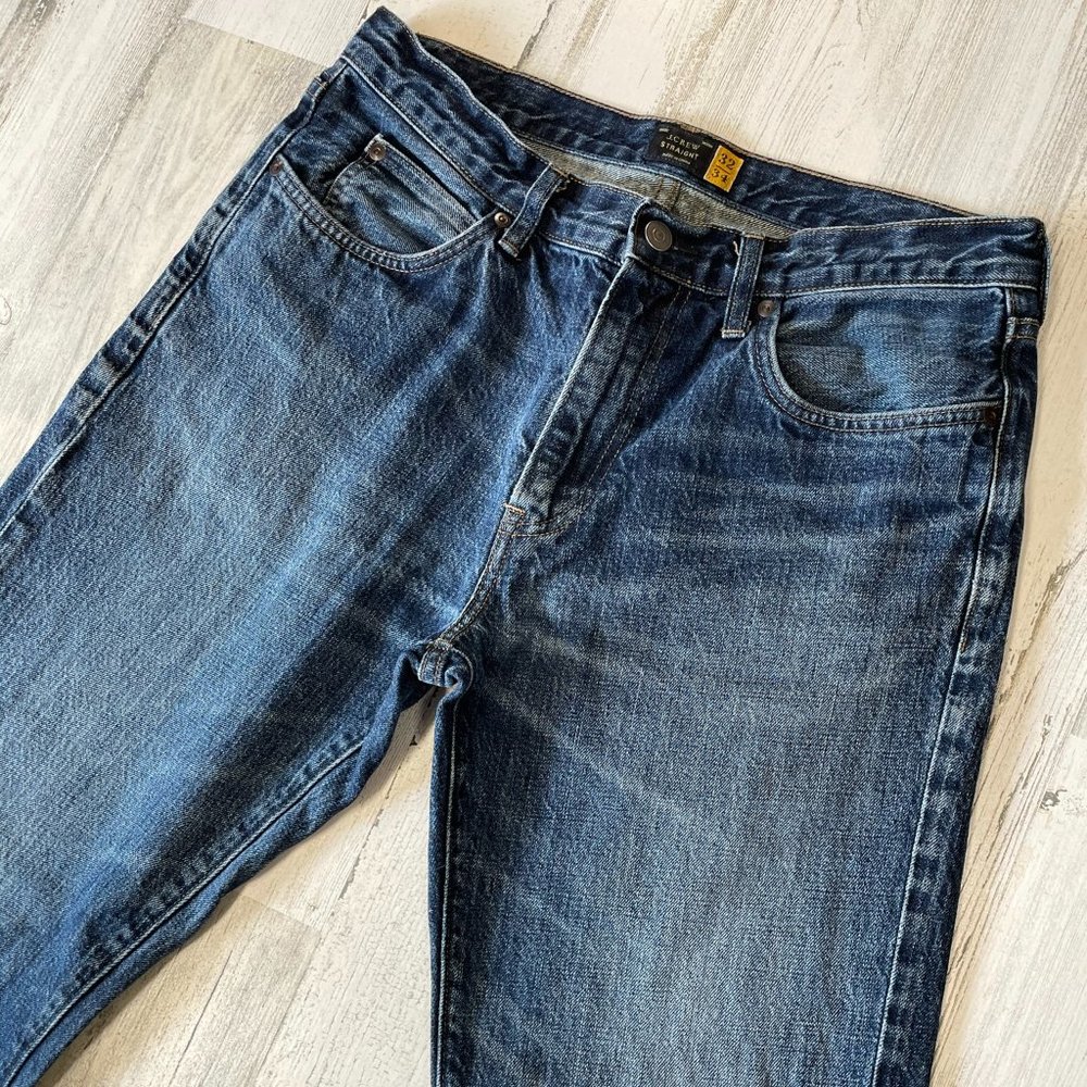 J Crew Straight Fit Jeans 32x34 Cotton